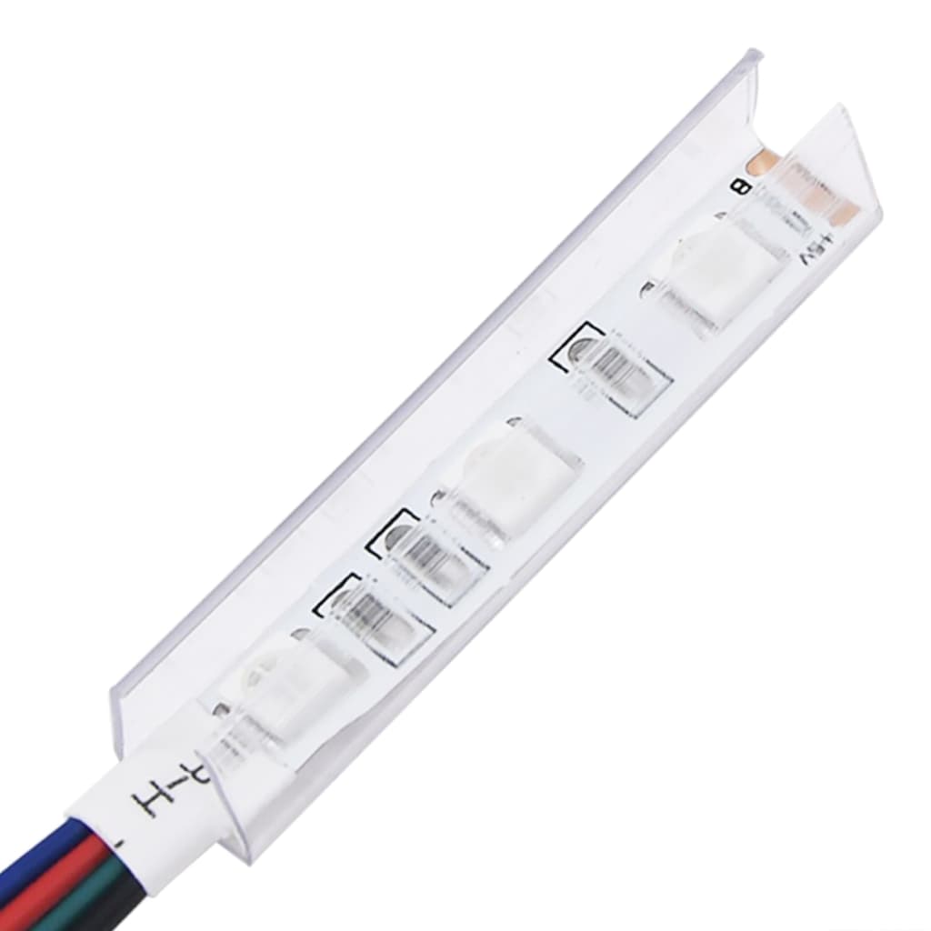 vidaXL Μπουφές με Φώτα LED Λευκός 81 x 37 x 100 εκ.