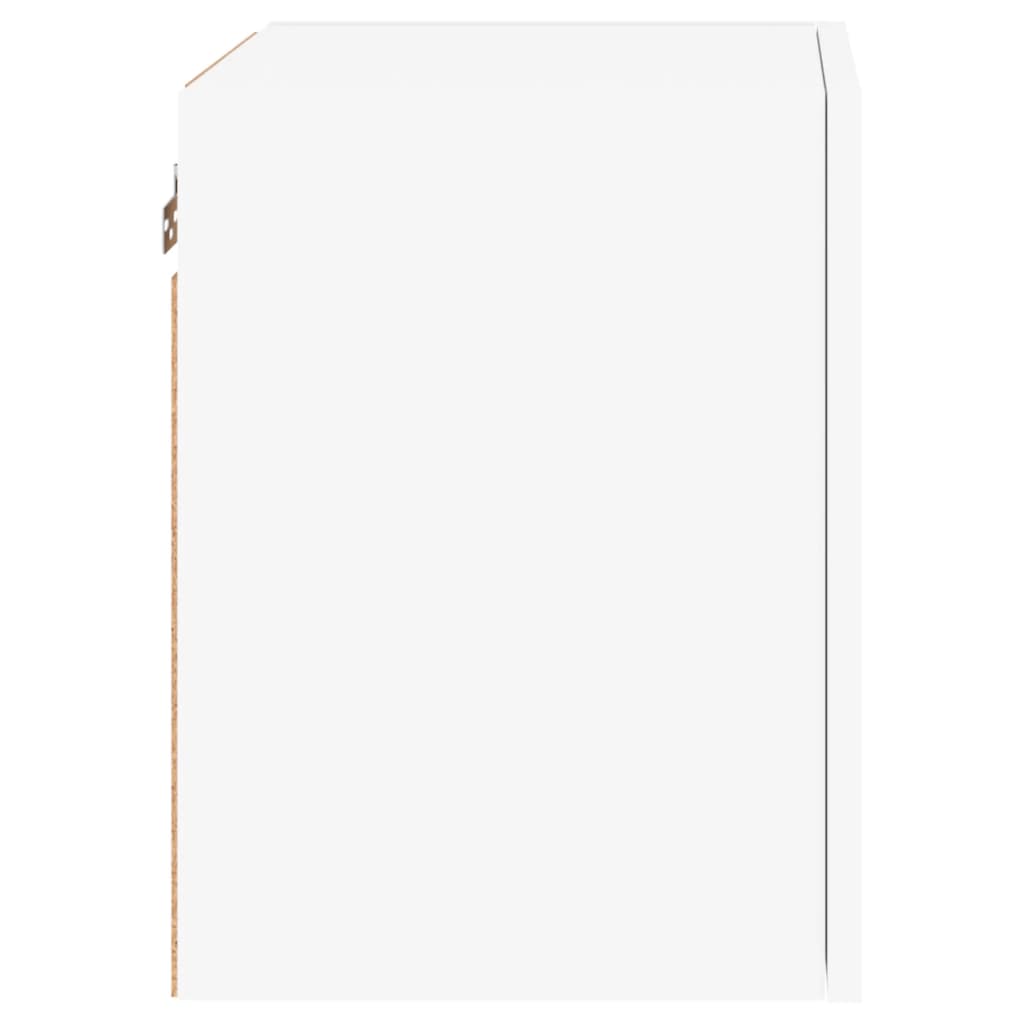 vidaXL Έπιπλο Τοίχου Τηλεόρασης Λευκό 40,5x30x40 εκ. από Επεξ. Ξύλο