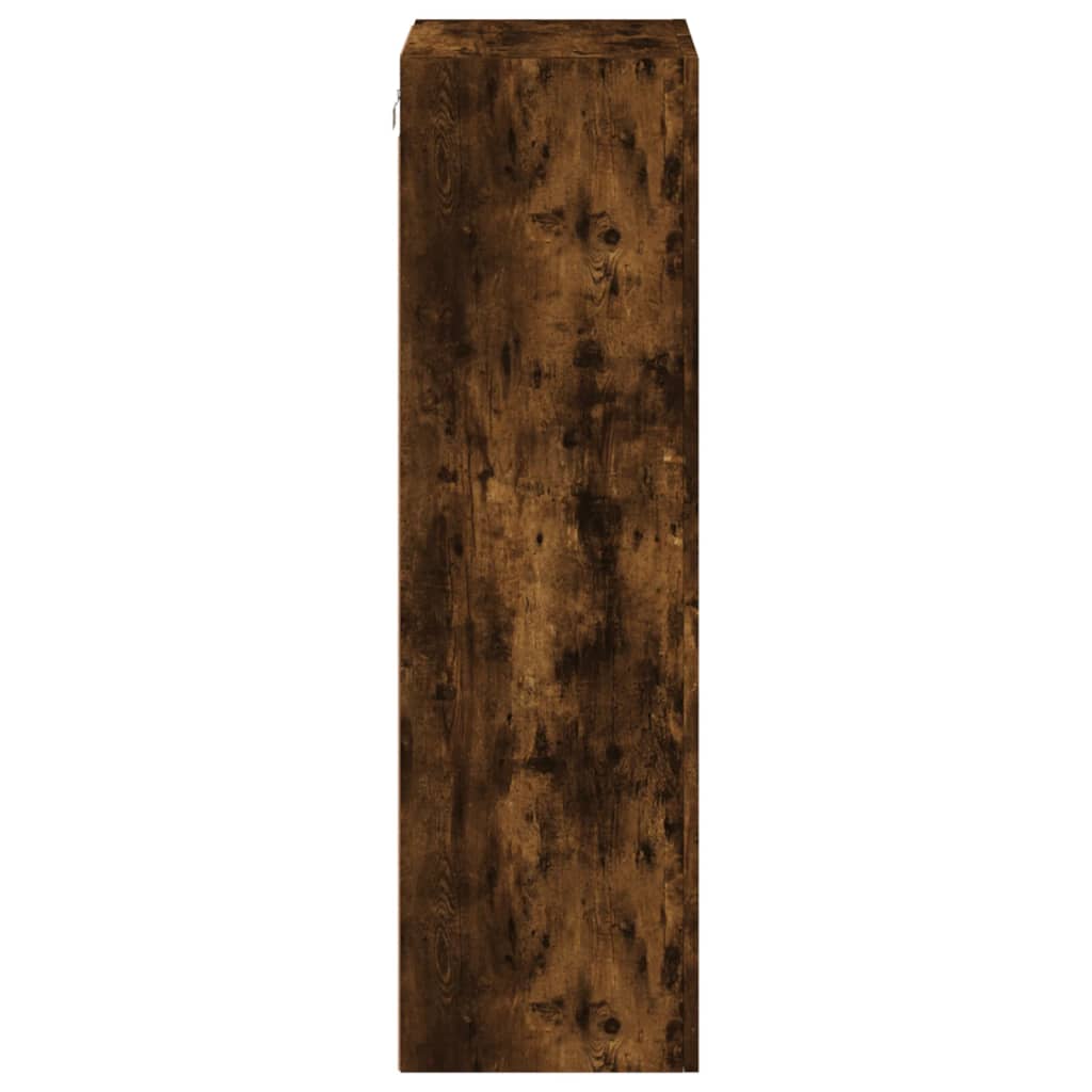 vidaXL Έπιπλο Τηλεόρασης Τοίχου Καπνιστή Δρυς 40,5x30x102εκ Επεξ. Ξύλο