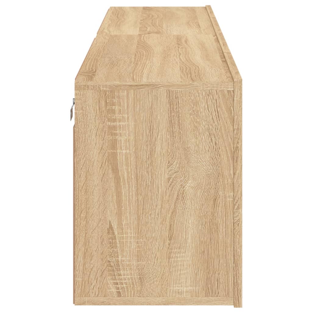vidaXL Ντουλάπια Τοίχου Τηλεόρασης 2 Τεμ. Sonoma Δρυς 80 x 30 x 41 εκ.