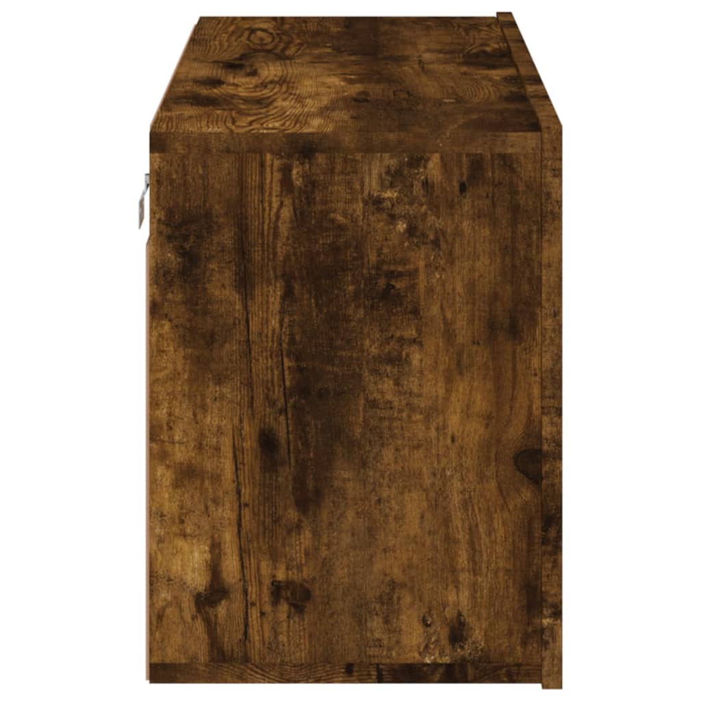 vidaXL Ντουλάπι Τοίχου Τηλεόρασης Καπνιστή Δρυς 60 x 30 x 41 εκ.