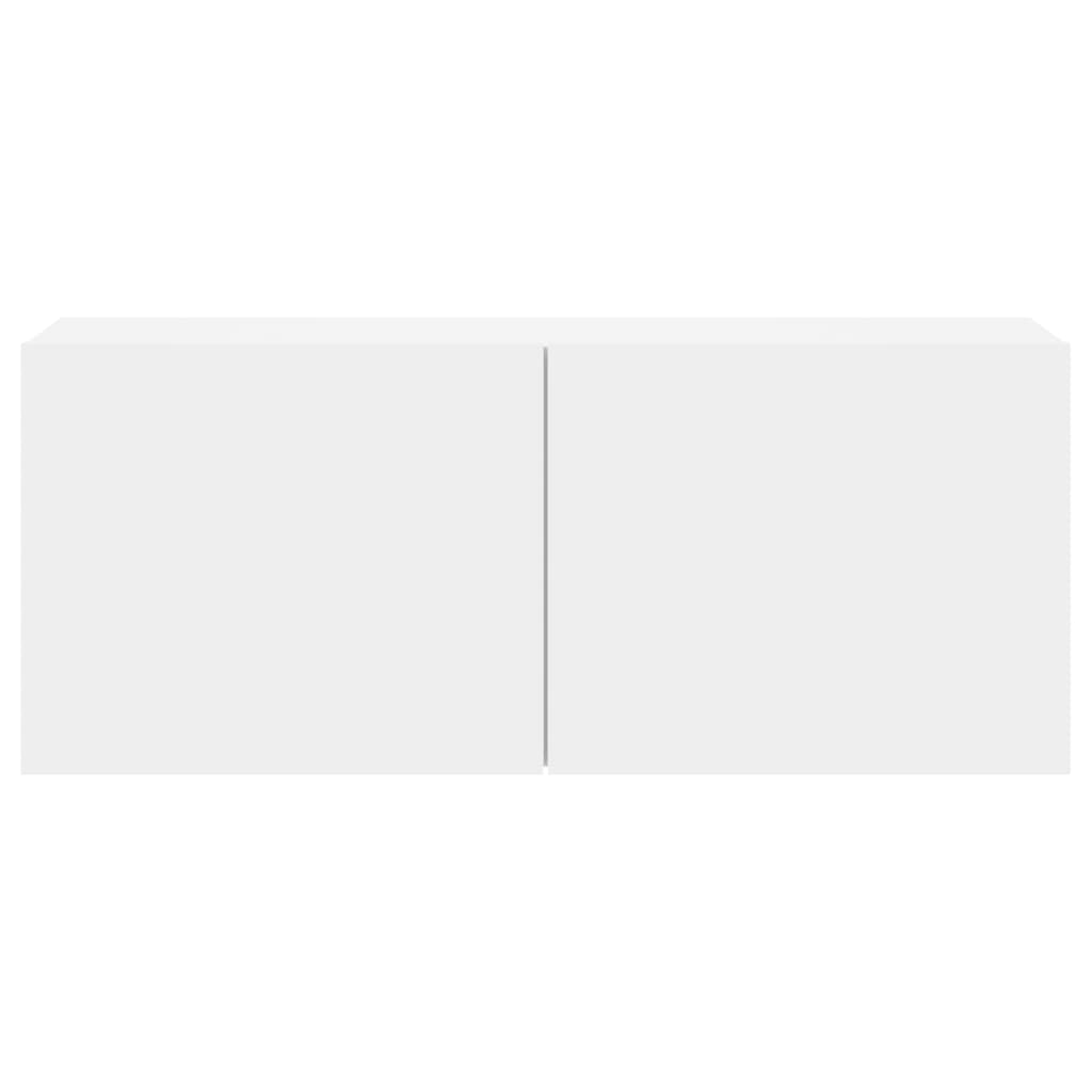 vidaXL Ντουλάπι Τοίχου Τηλεόρασης Λευκό 100 x 30 x 41 εκ.