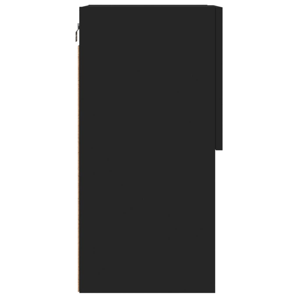 vidaXL Έπιπλο Τηλεόρασης με LED Μαύρο 40,5x30x60 εκ.