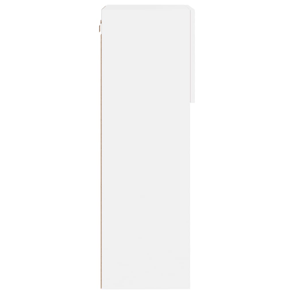 vidaXL Έπιπλο Τηλεόρασης με LED Λευκό 40,5x30x90 εκ.