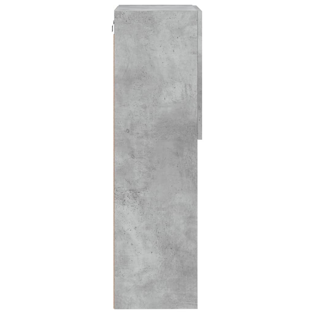 vidaXL Έπιπλο Τηλεόρασης με LED Γκρι Σκυροδέματος 40,5x30x102 εκ.