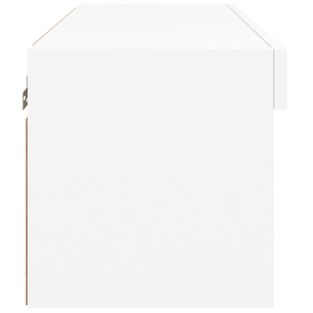 vidaXL Έπιπλο Τηλεόρασης με LED Λευκό 60 x 30 x 30 εκ.