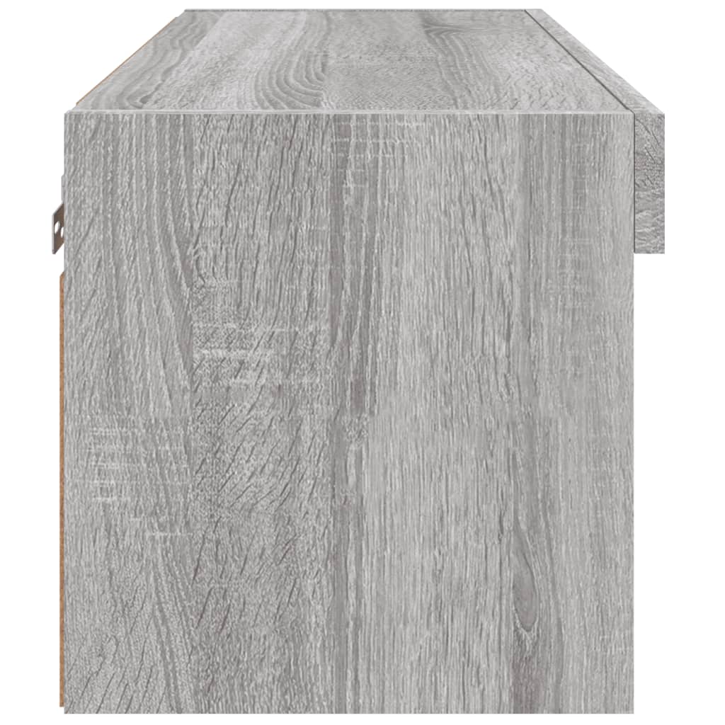 vidaXL Έπιπλο Τηλεόρασης με LED Γκρι Sonoma 60x30x30 εκ.