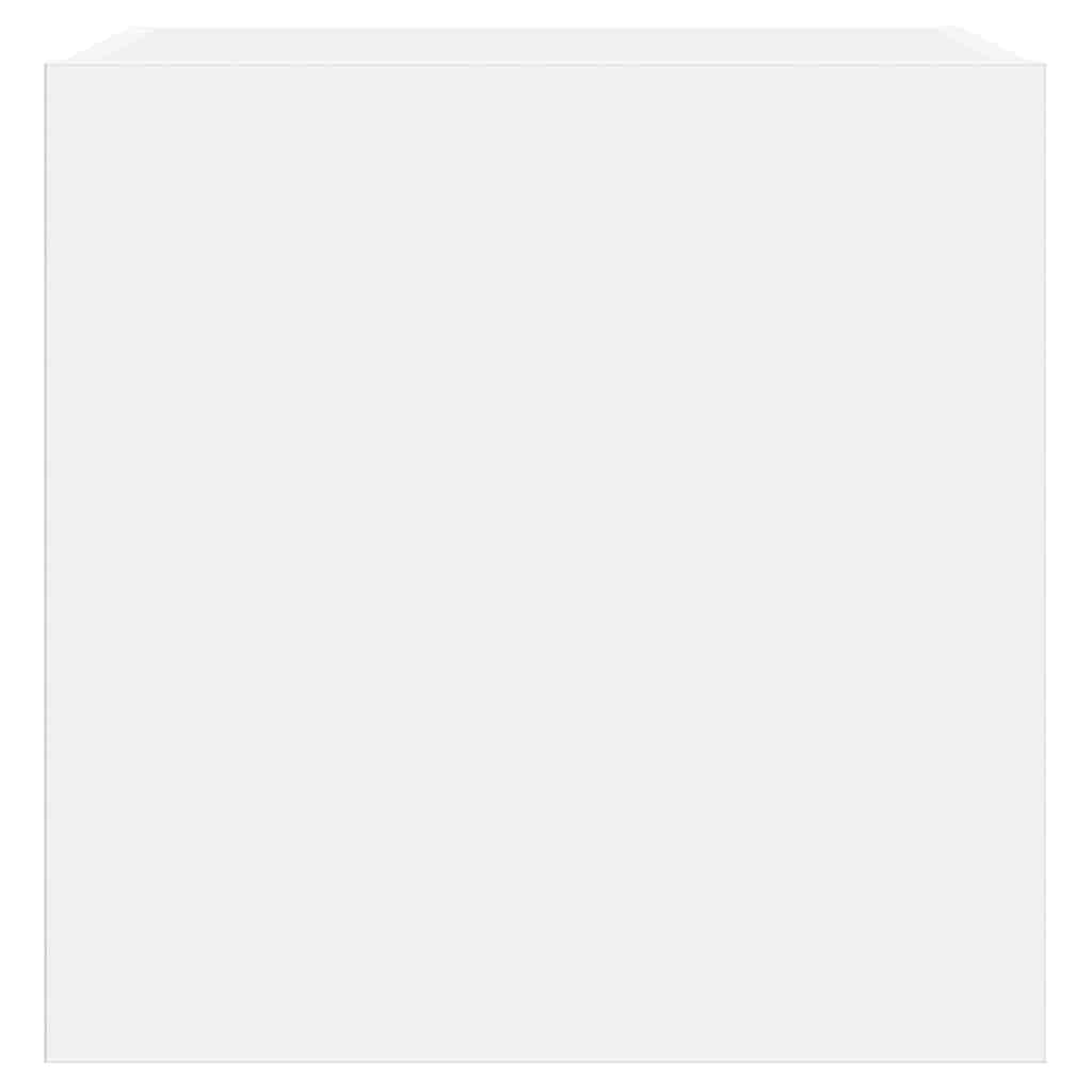 vidaXL Έπιπλα Τοίχου Τηλεόρασης με LED 2 Τεμ. Λευκά 40,5x35x40 εκ.