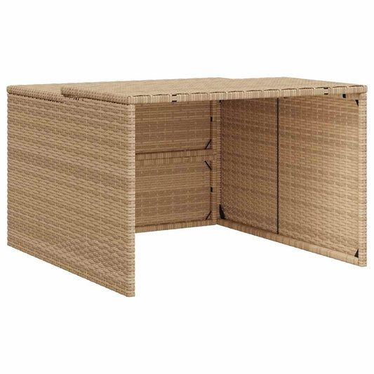 vidaXL Σκέπαστρο για Χλοοκοπτ. Ρομπότ Μπεζ 86x90x52/57 εκ. Συνθ. Ρατάν