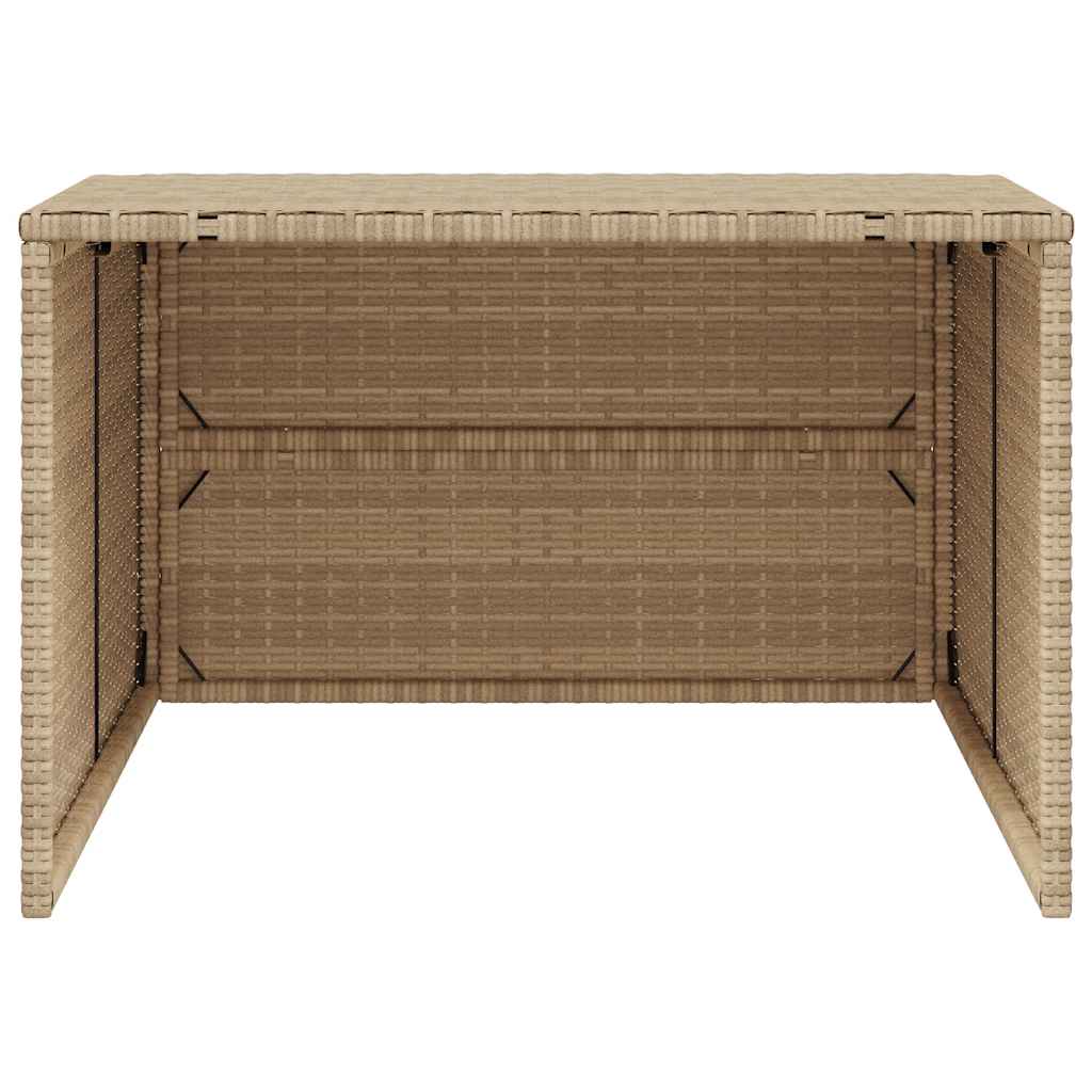 vidaXL Σκέπαστρο για Χλοοκοπτ. Ρομπότ Μπεζ 86x90x52/57 εκ. Συνθ. Ρατάν
