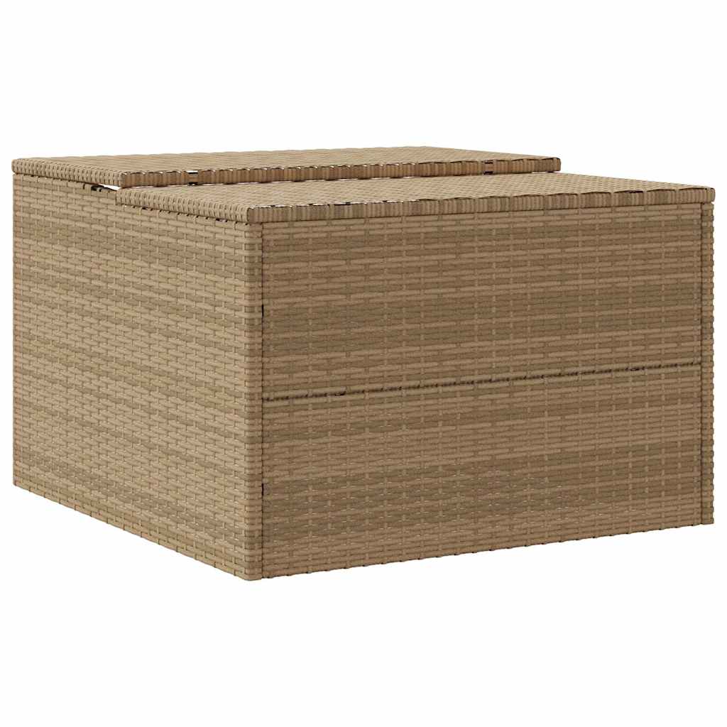 vidaXL Σκέπαστρο για Χλοοκοπτ. Ρομπότ Μπεζ 86x90x52/57 εκ. Συνθ. Ρατάν
