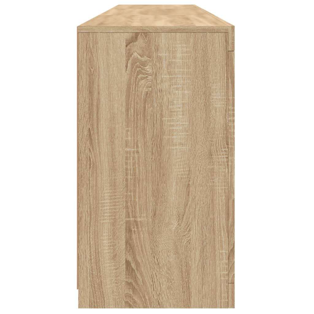 vidaXL Ντουλάπι με LED Sonoma Δρυς 181,5x37x67 εκ.