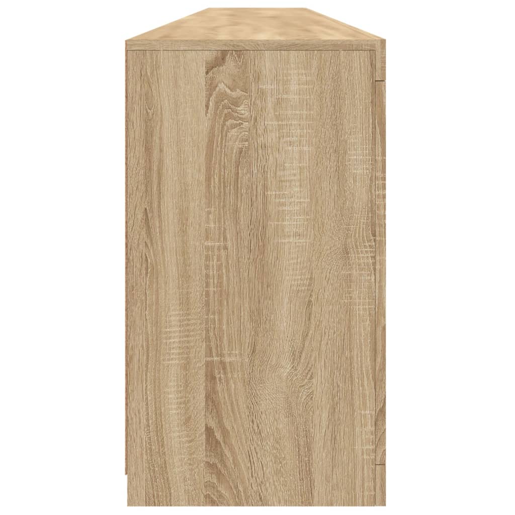 vidaXL Μπουφές με LED Sonoma Δρυς 283 x 37 x 67 εκ.