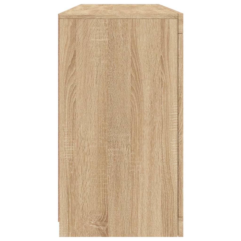 vidaXL Ντουλάπι με LED Sonoma Δρυς 142,5x37x67 εκ.