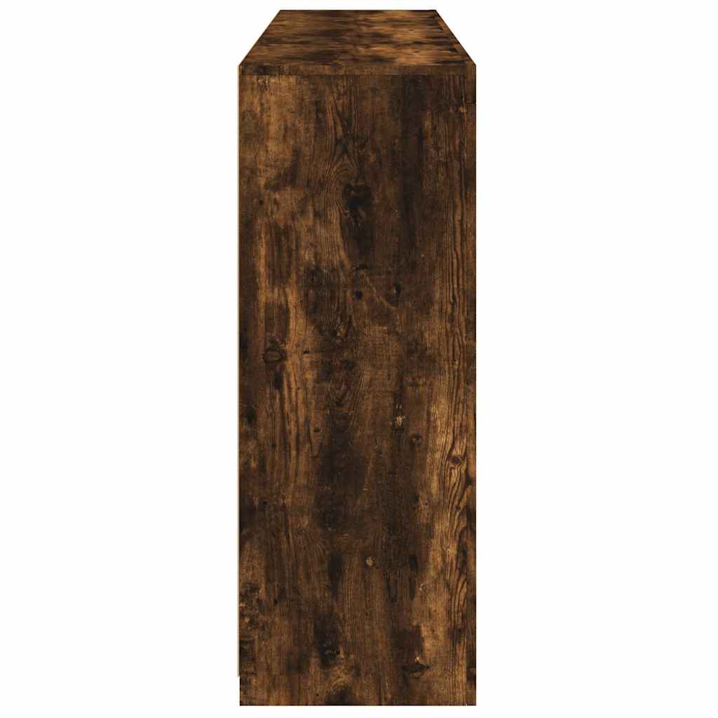 vidaXL Ντουλάπια με Φώτα LED 3 τεμ. Καπνιστή Δρυς Επεξεργασμένο Ξύλο