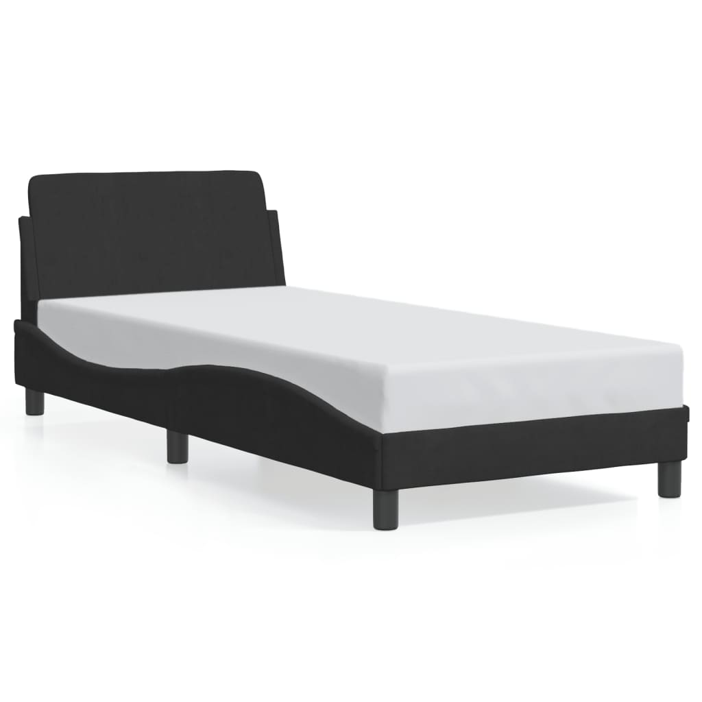 vidaXL Σκελετός Κρεβατιού με Κεφαλάρι Dover 80x200εκ. Βελούδινο