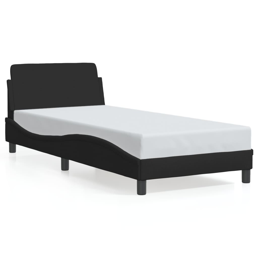 vidaXL Σκελετός Κρεβατιού με Κεφαλάρι Dover 90x200εκ.Υφασμάτινο