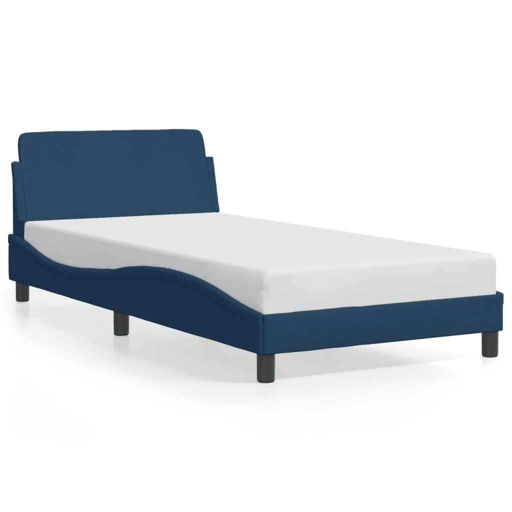 vidaXL Σκελετός Κρεβατιού με Κεφαλάρι Dover 100x200 εκ. Ύφασμα