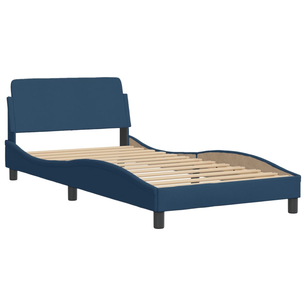 vidaXL Σκελετός Κρεβατιού με Κεφαλάρι Dover 100x200 εκ. Ύφασμα