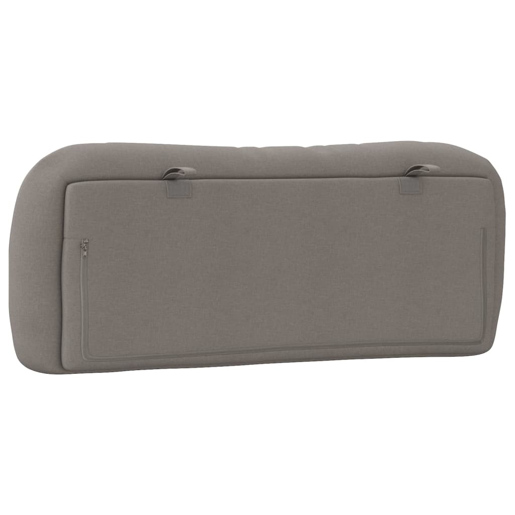 vidaXL Μαξιλάρι για Κεφαλάρι Taupe 100 εκ. Υφασμάτινο