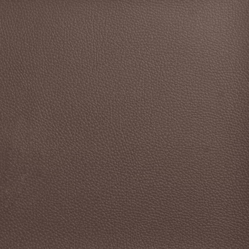 vidaXL Μαξιλάρι για Κεφαλάρι Καφέ 120 εκ. από Συνθετικό Δέρμα