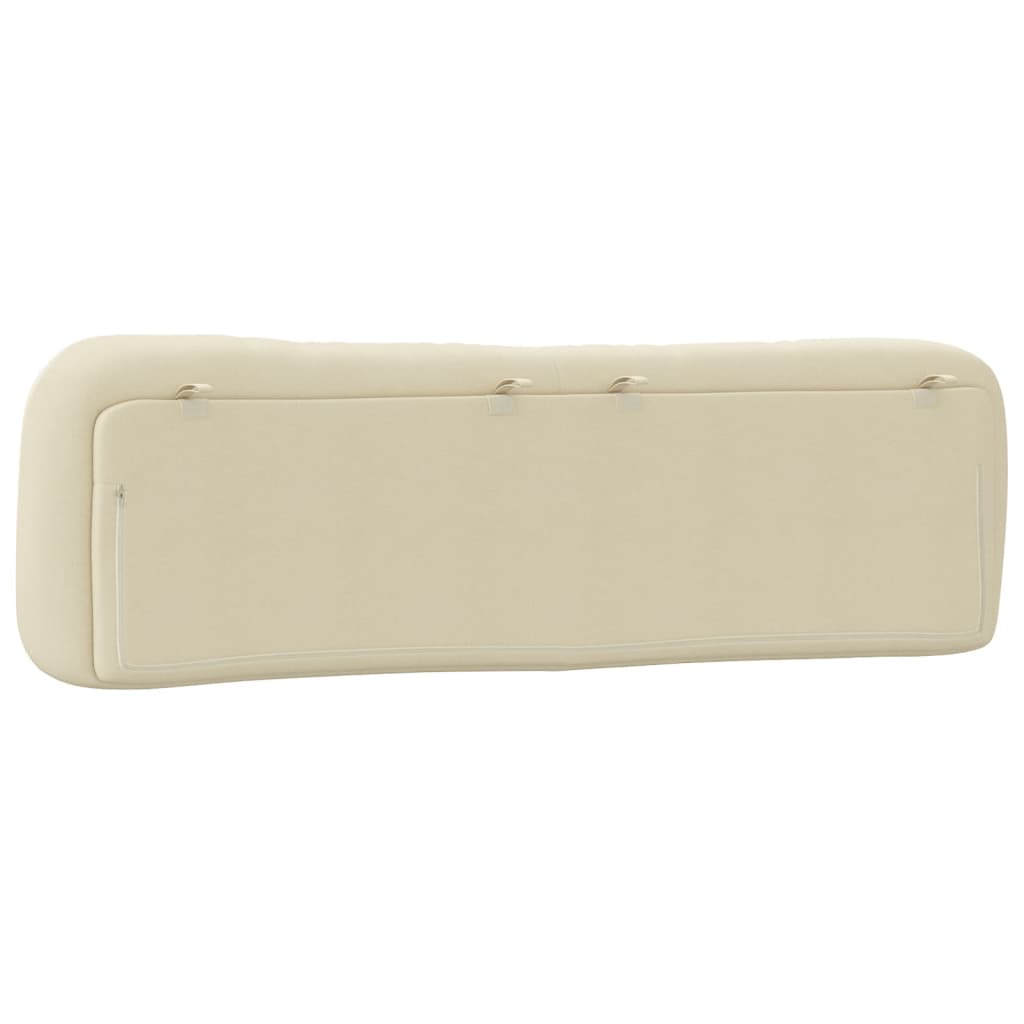 vidaXL Μαξιλάρι για Κεφαλάρι Κρεμ 180 εκ. Υφασμάτινο