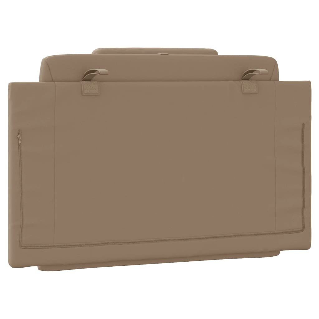 vidaXL Μαξιλάρι για Κεφαλάρι Καπουτσίνο 80 εκ. από Συνθετικό Δέρμα