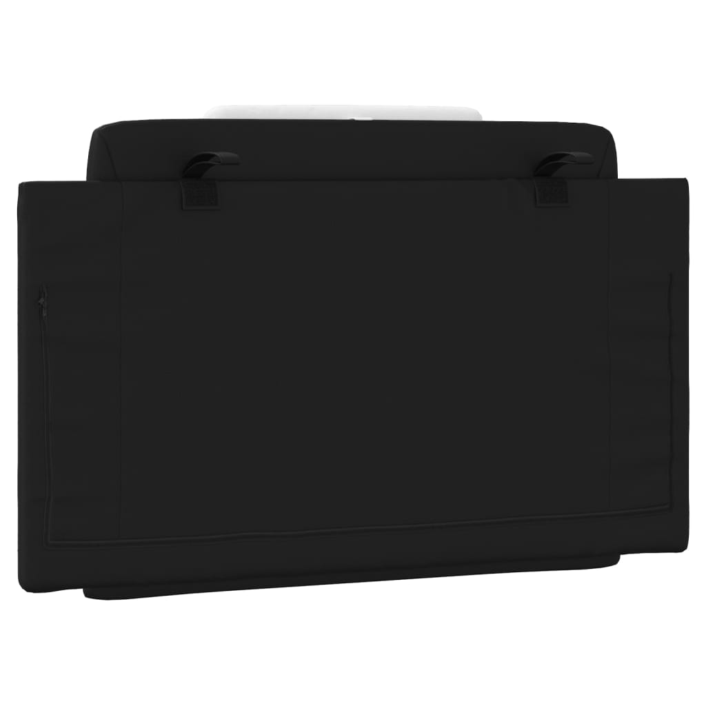 vidaXL Μαξιλάρι για Κεφαλάρι Μαύρο και λευκό 90εκ. από Συνθετικό Δέρμα