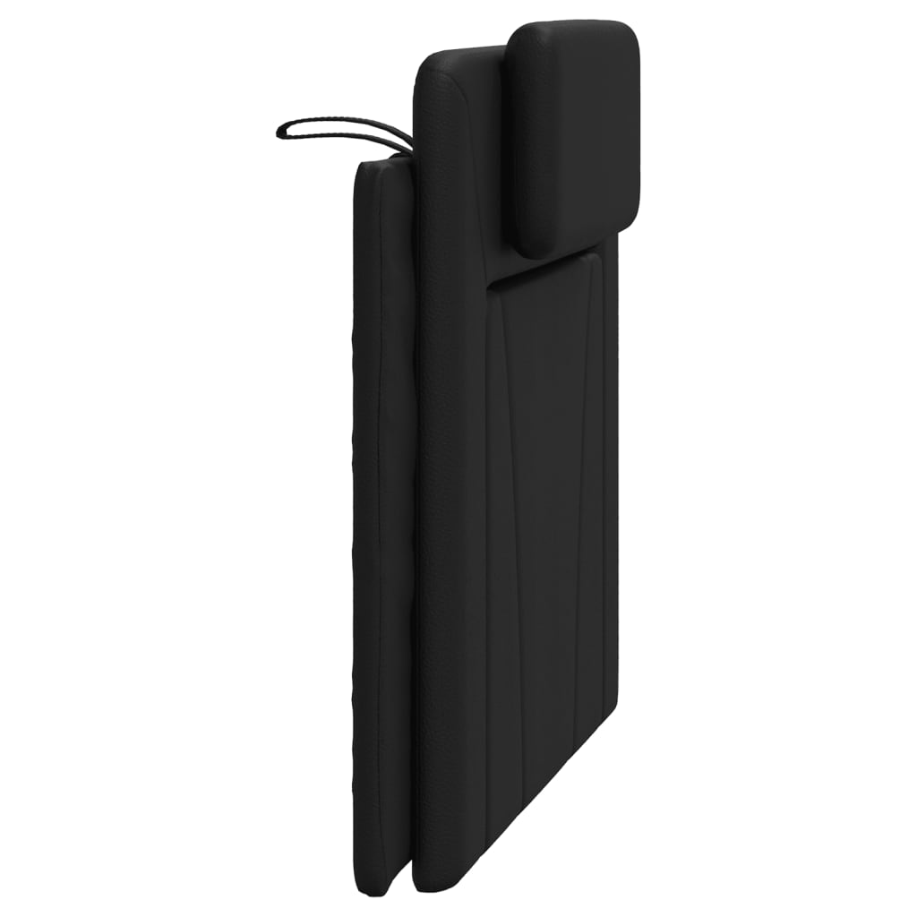 vidaXL Μαξιλάρι για Κεφαλάρι Μαύρο 100 εκ. από Συνθετικό Δέρμα