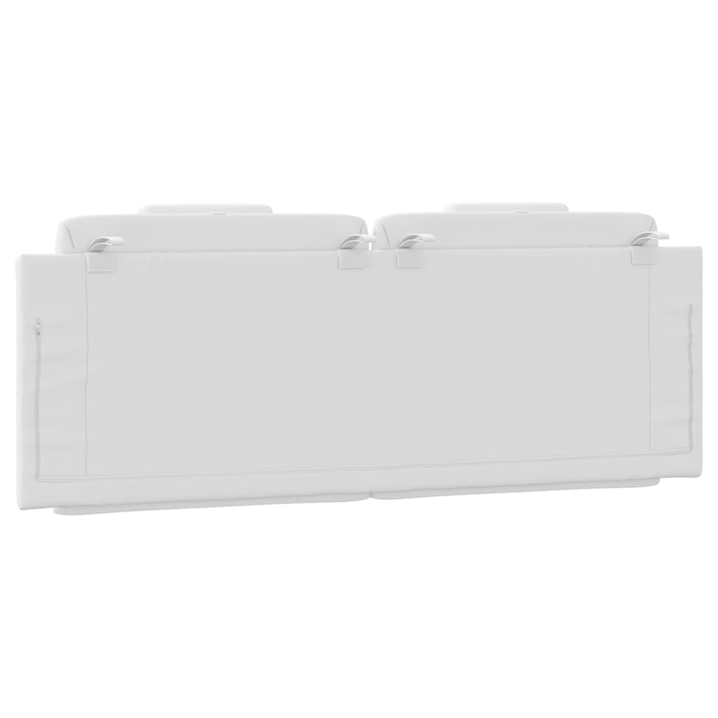 vidaXL Μαξιλάρι για Κεφαλάρι Λευκό 140 εκ. από Συνθετικό Δέρμα