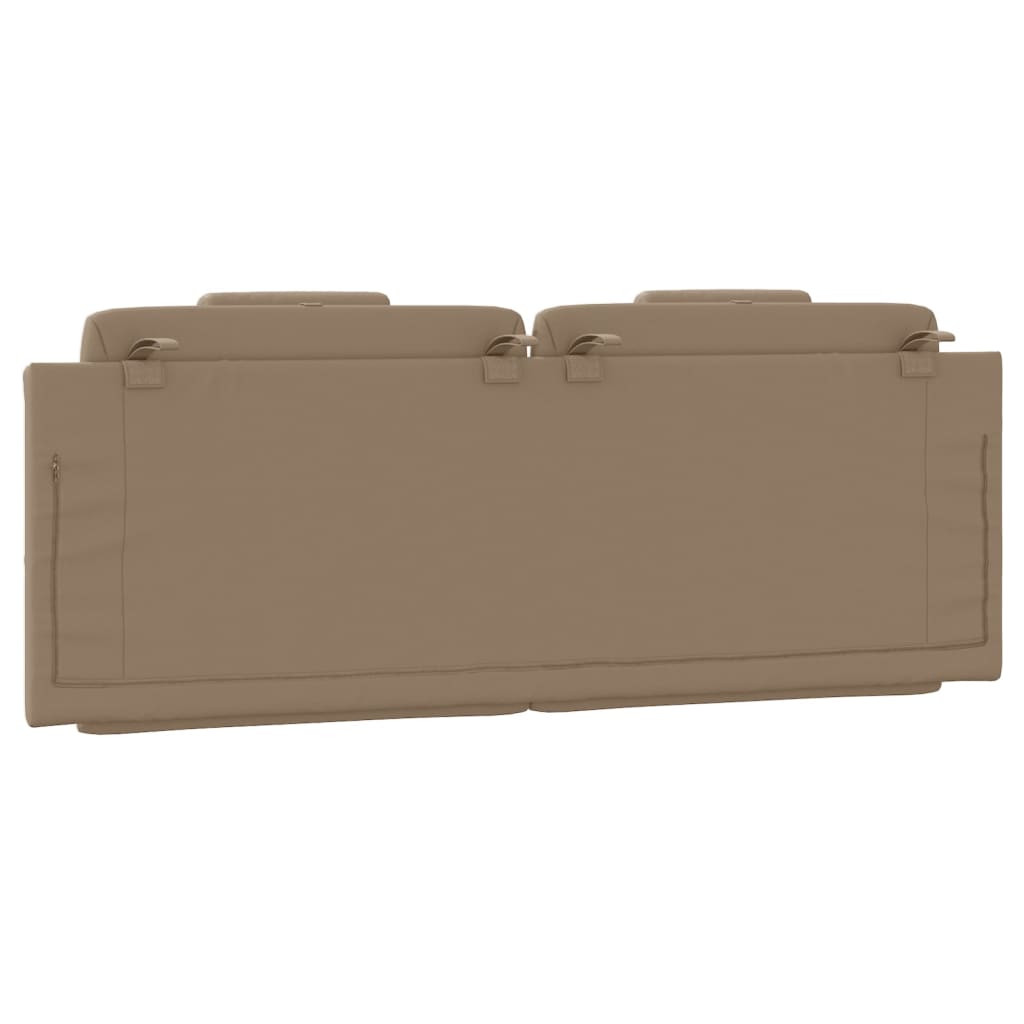 vidaXL Μαξιλάρι για Κεφαλάρι Viana Καπουτσίνο 140 εκ. από Συνθετικό Δέρμα