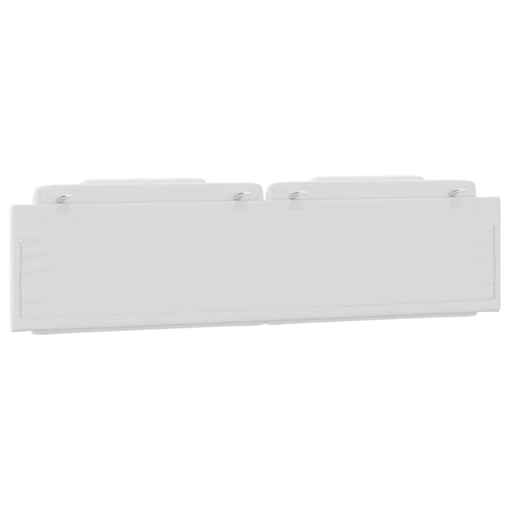 vidaXL Μαξιλάρι για Κεφαλάρι Λευκό 200 εκ. από Συνθετικό Δέρμα