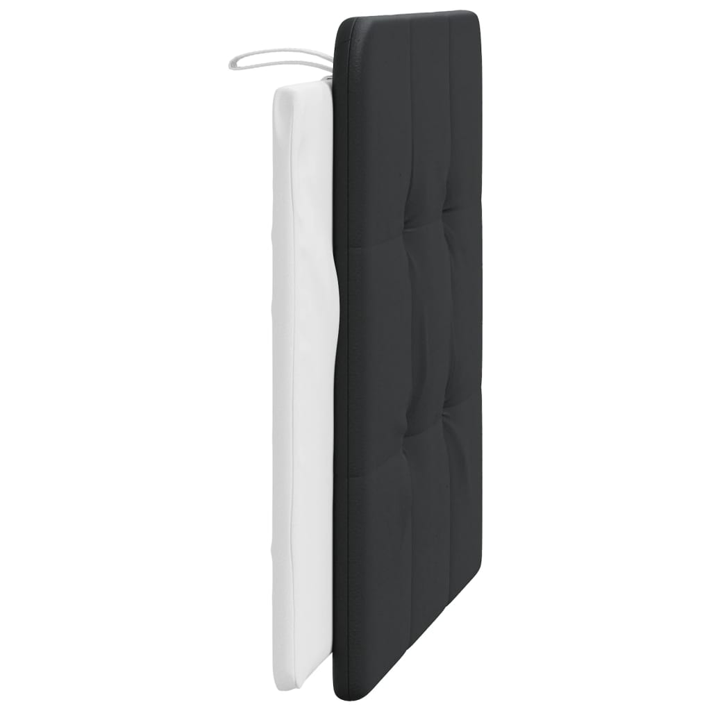 vidaXL Μαξιλάρι για Κεφαλάρι Zadar Μαύρο λευκό 100εκ. από Συνθετικό Δέρμα