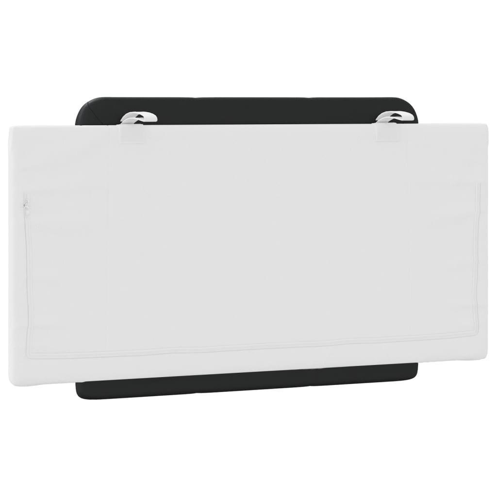 vidaXL Μαξιλάρι για Κεφαλάρι Zadar Μαύρο λευκό 100εκ. από Συνθετικό Δέρμα