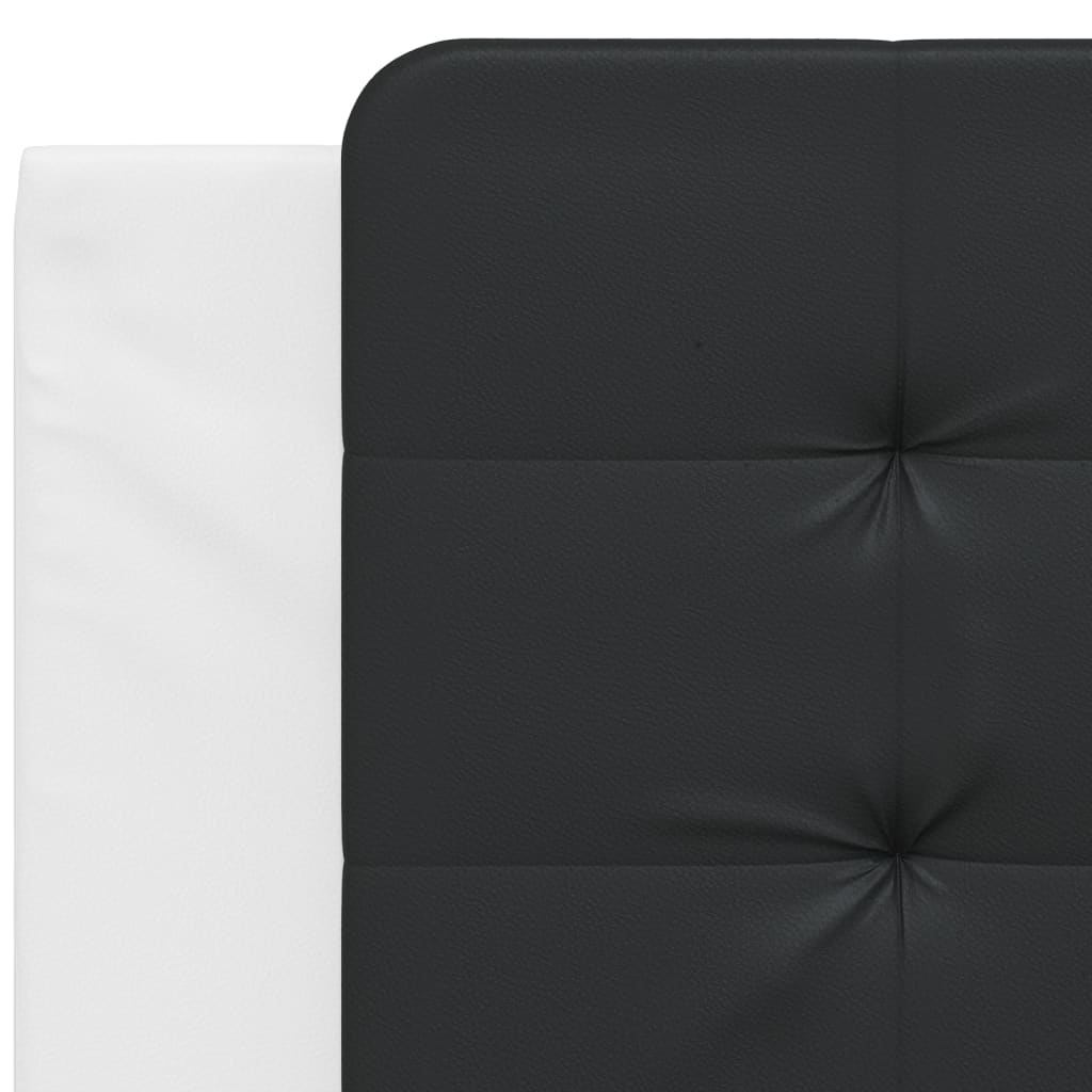 vidaXL Μαξιλάρι για Κεφαλάρι Zadar Μαύρο λευκό 100εκ. από Συνθετικό Δέρμα