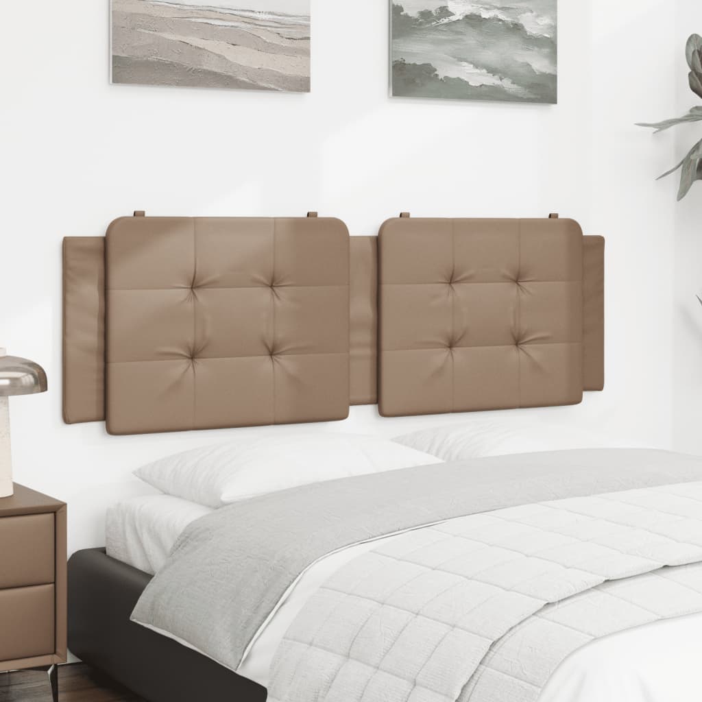 vidaXL Μαξιλάρι για Κεφαλάρι Zadar Καπουτσίνο 160 εκ. από Συνθετικό Δέρμα