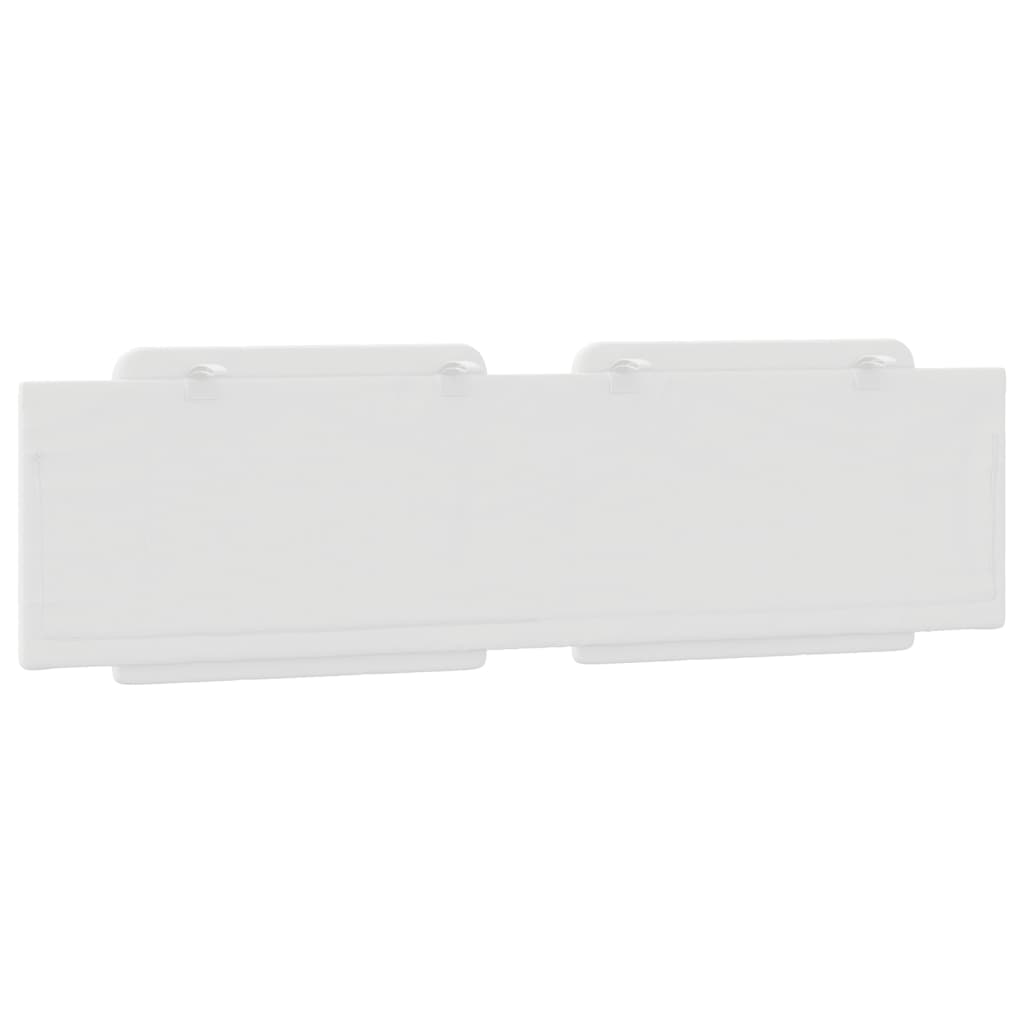 vidaXL Μαξιλάρι για Κεφαλάρι Λευκό 180 εκ. από Συνθετικό Δέρμα