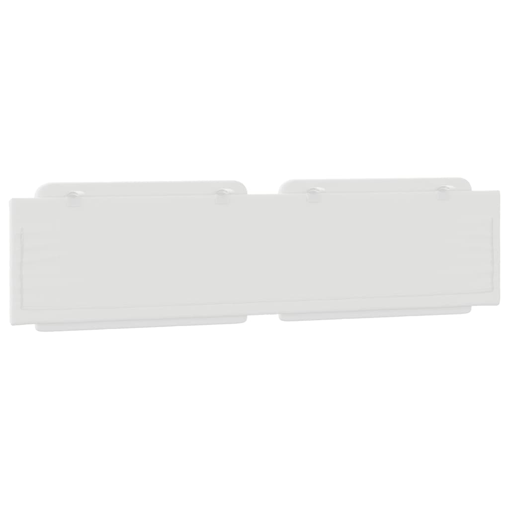 vidaXL Μαξιλάρι για Κεφαλάρι Λευκό 200 εκ. από Συνθετικό Δέρμα