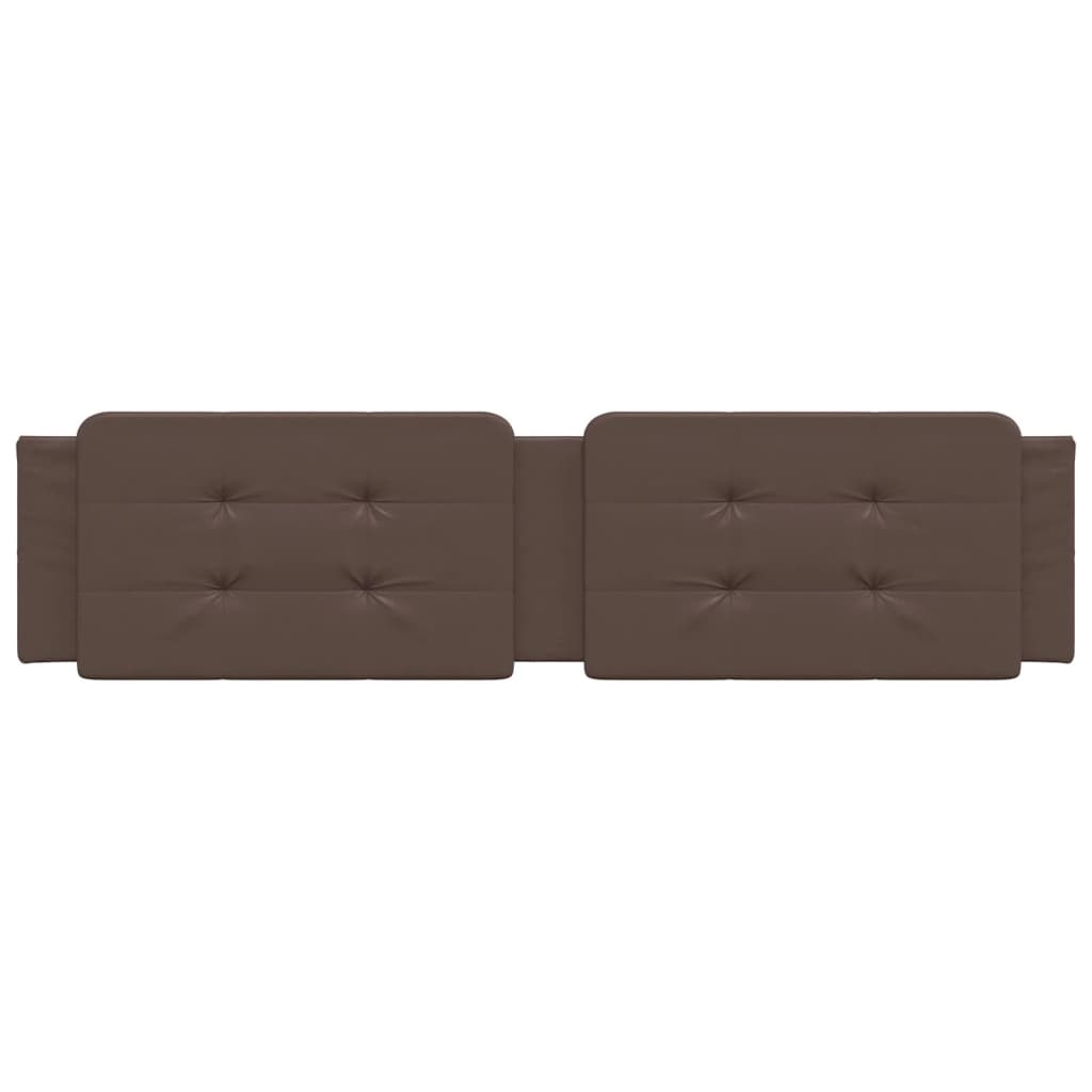 vidaXL Μαξιλάρι για Κεφαλάρι Zadar Καφέ 200 εκ. από Συνθετικό Δέρμα