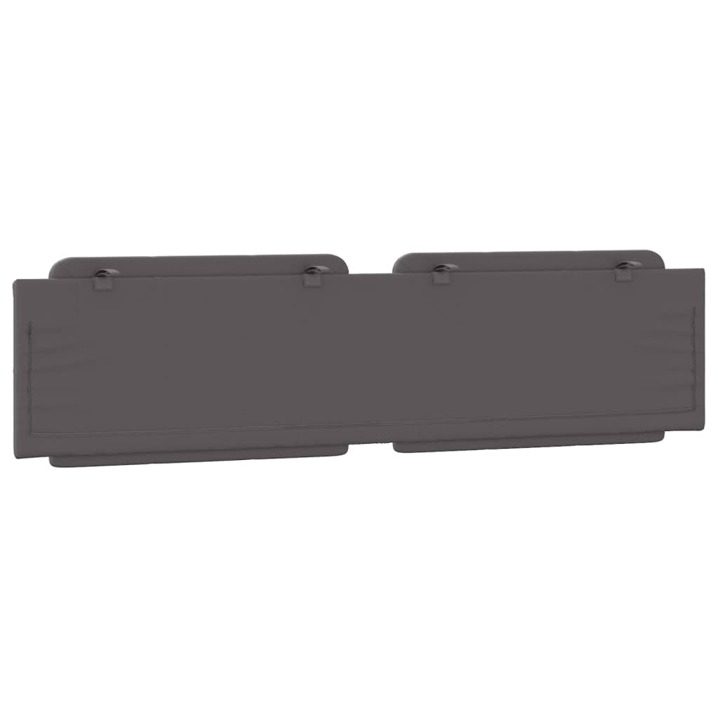 vidaXL Μαξιλάρι για Κεφαλάρι Zadar Γκρι 200 εκ. από Συνθετικό Δέρμα