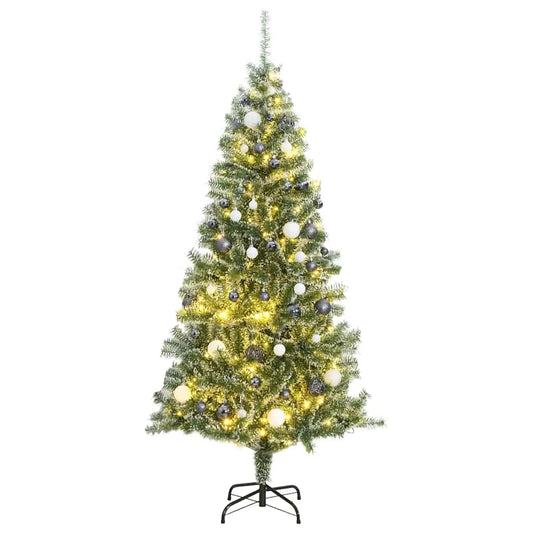 vidaXL Χριστουγεν. Δέντρο Τεχνητό με 300 LED/ Μπάλες/Χιόνι 240 εκ.