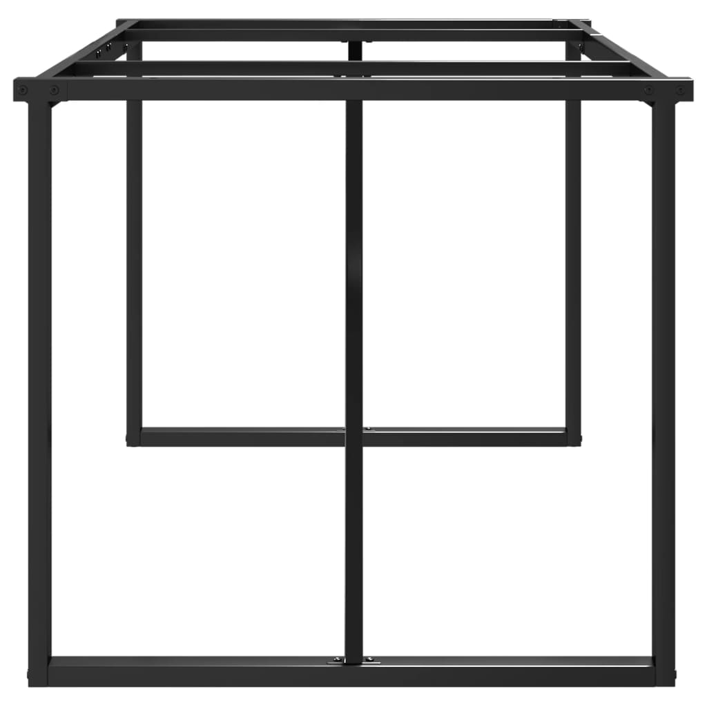 vidaXL Πόδια Τραπεζαρίας σε Σχήμα «Ο» 160x80x73 εκ. Ατσάλι