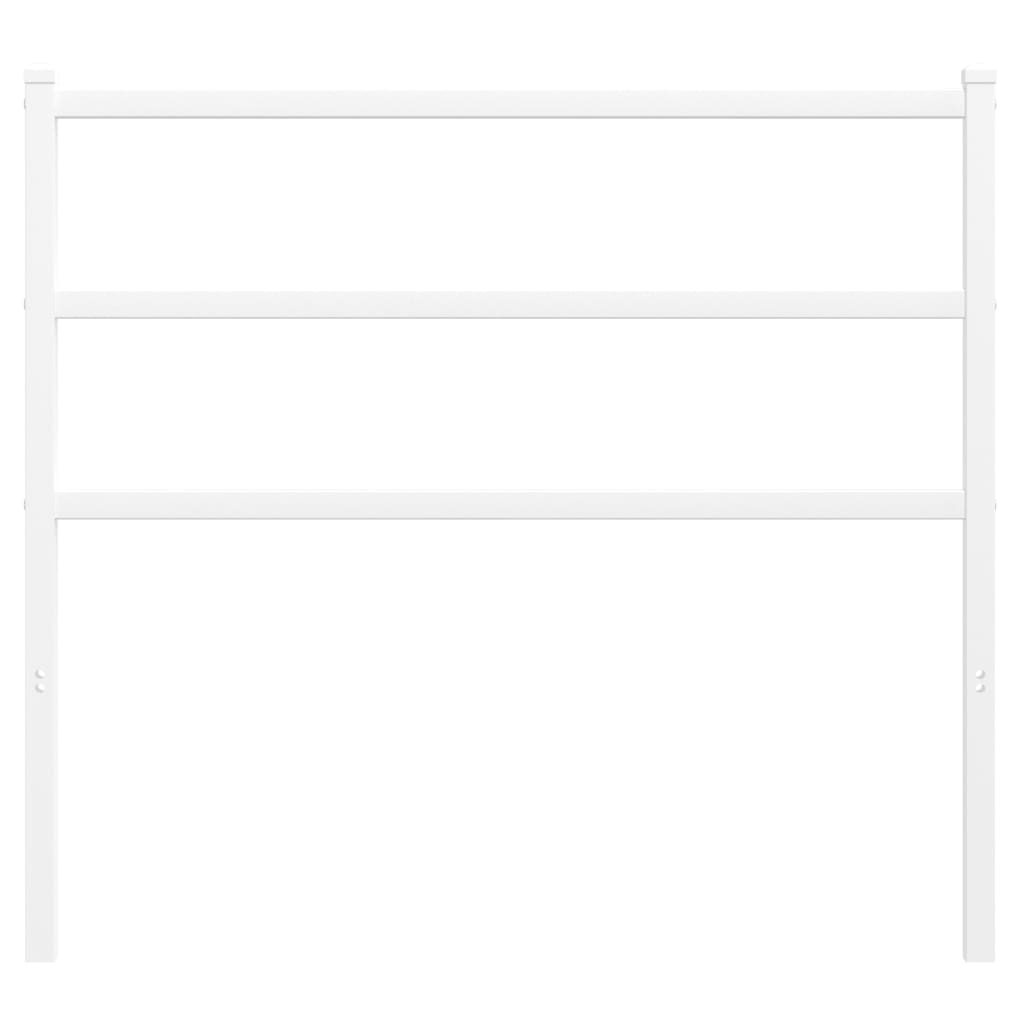 vidaXL Κεφαλάρι Λευκό 107 εκ. Μεταλλικό