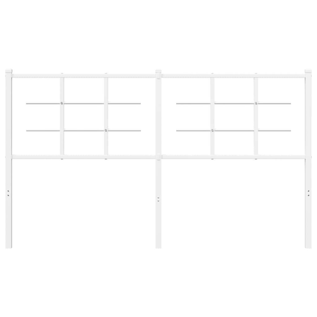 vidaXL Κεφαλάρι Λευκό 150 εκ. Μεταλλικό