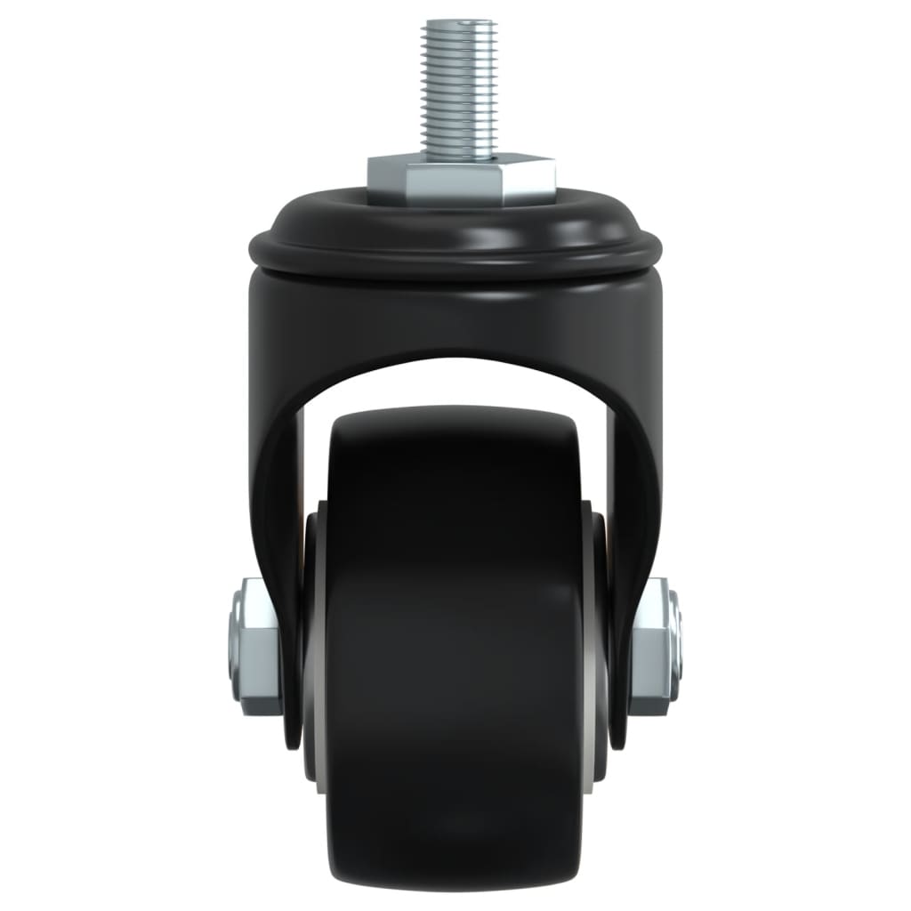 vidaXL Ροδάκια 4 τεμ. Μαύρα 35 χιλ. από Σίδερο