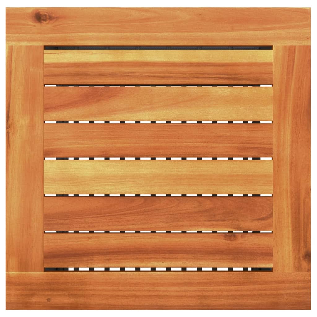 vidaXL Σετ Επίπλων Bistro 3 τεμ. Μαύρο Συνθ. Ρατάν/Ακακία + Μαξιλάρια