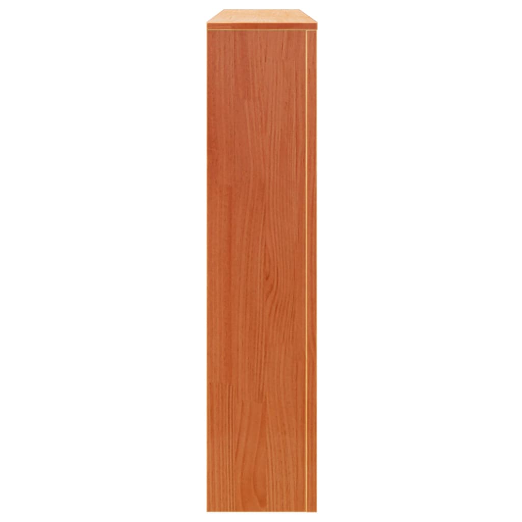 vidaXL Κάλυμμα Καλοριφέρ Καφέ Κεριού 108,5x19x84εκ. Μασίφ Ξύλο Πεύκου