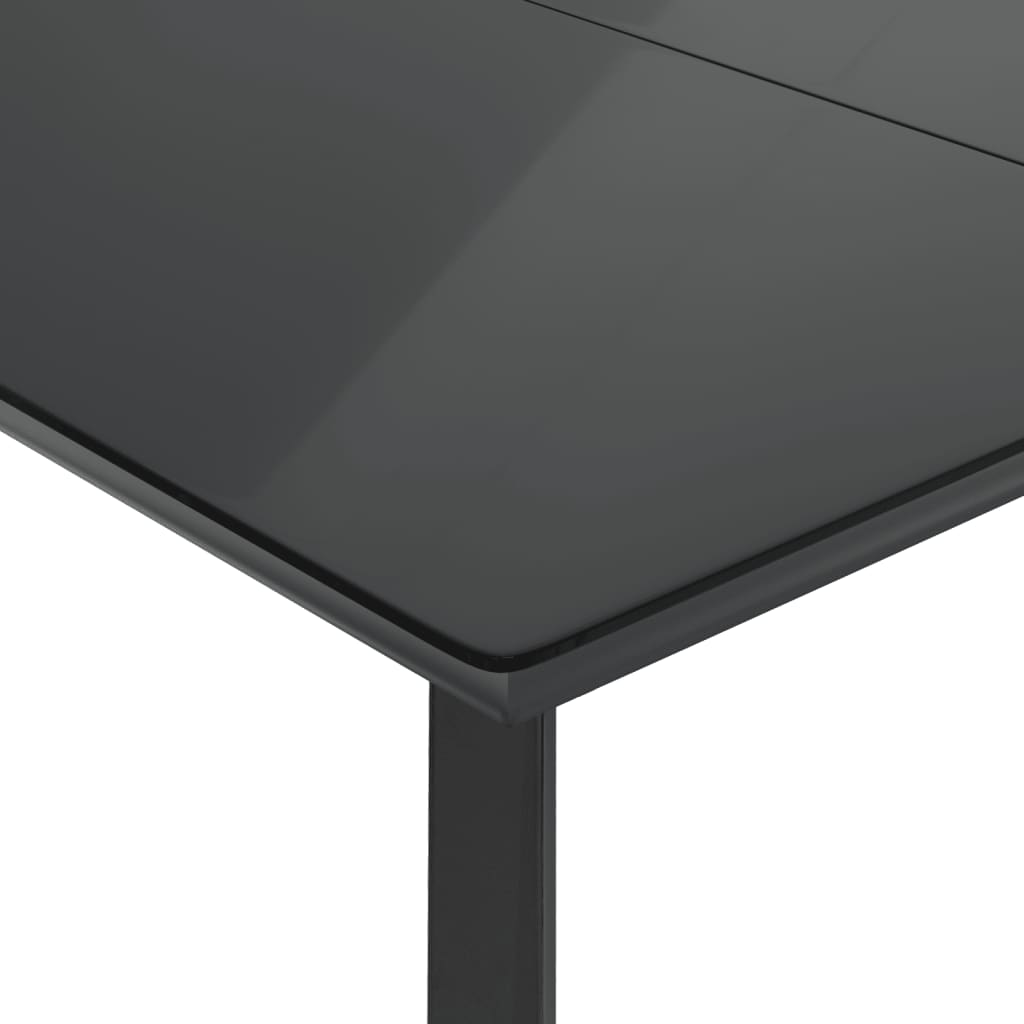 vidaXL Σετ Τραπεζαρίας Κήπου 7 τεμ. Καφέ Συνθετικό Ρατάν με Μαξιλάρια