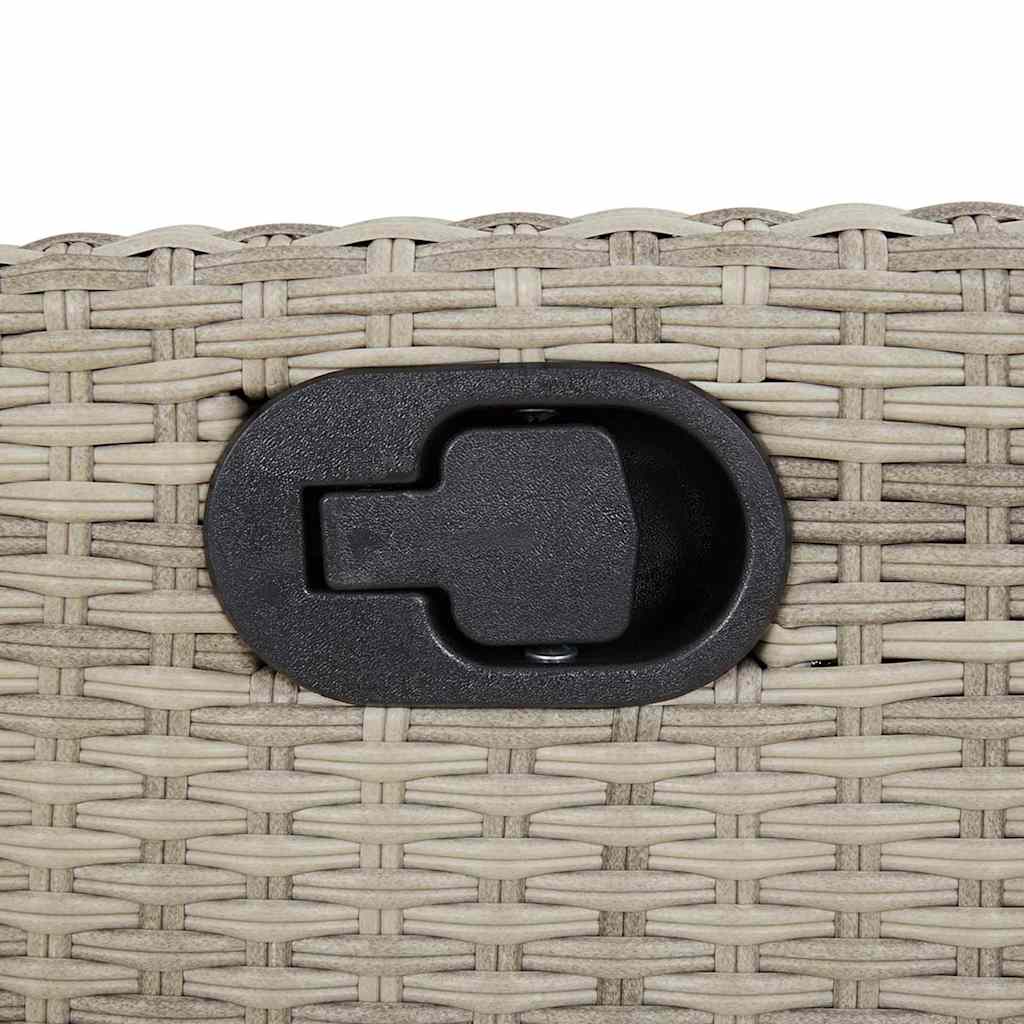 vidaXL Σετ Τραπεζαρίας Κήπου 7 τεμ. Αν. Γκρι Συνθ. Ρατάν με Μαξιλάρια