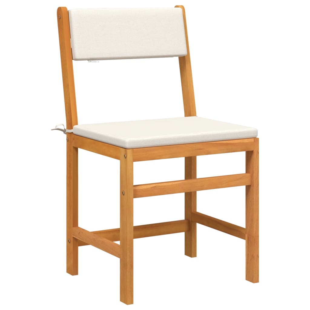 vidaXL Σετ Επίπλων Βεράντας 3 τεμ. από Μασίφ Ξύλο Ακακίας με Μαξιλάρια